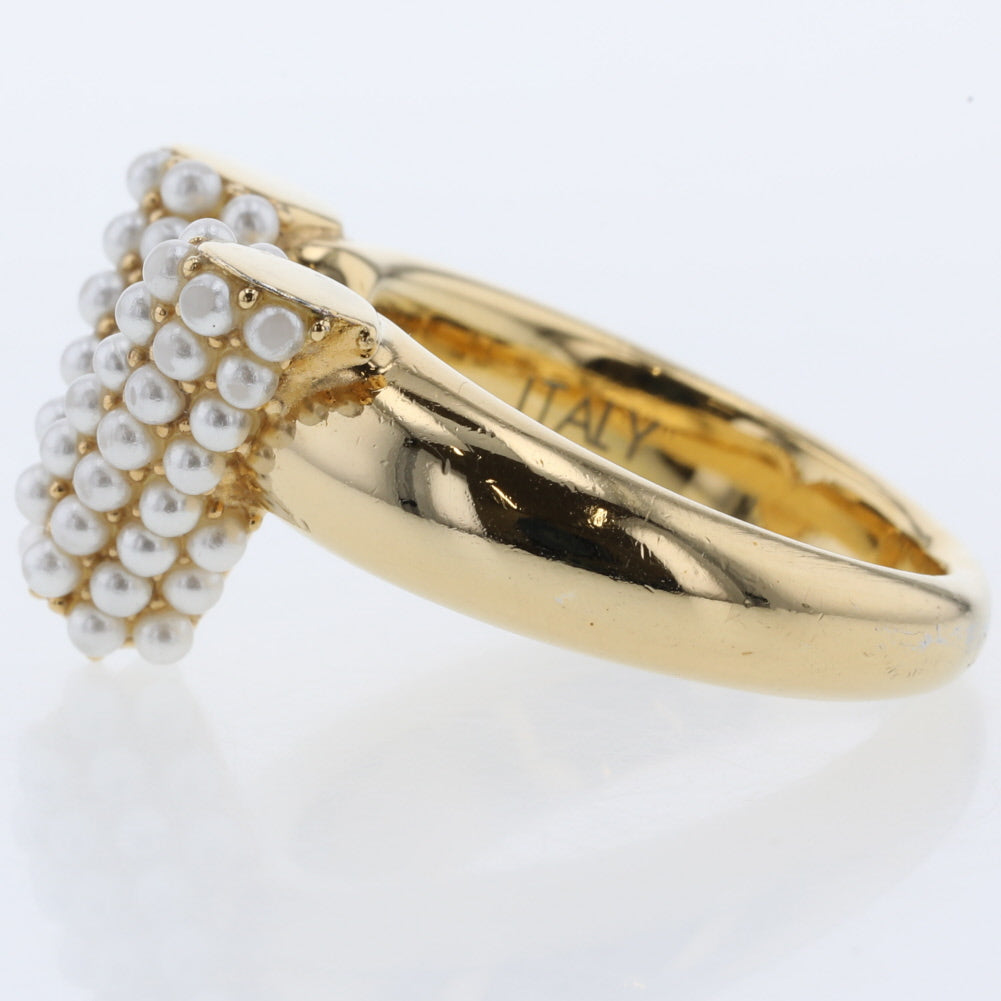 Essential V Pearl Ring M68363 – LuxUness