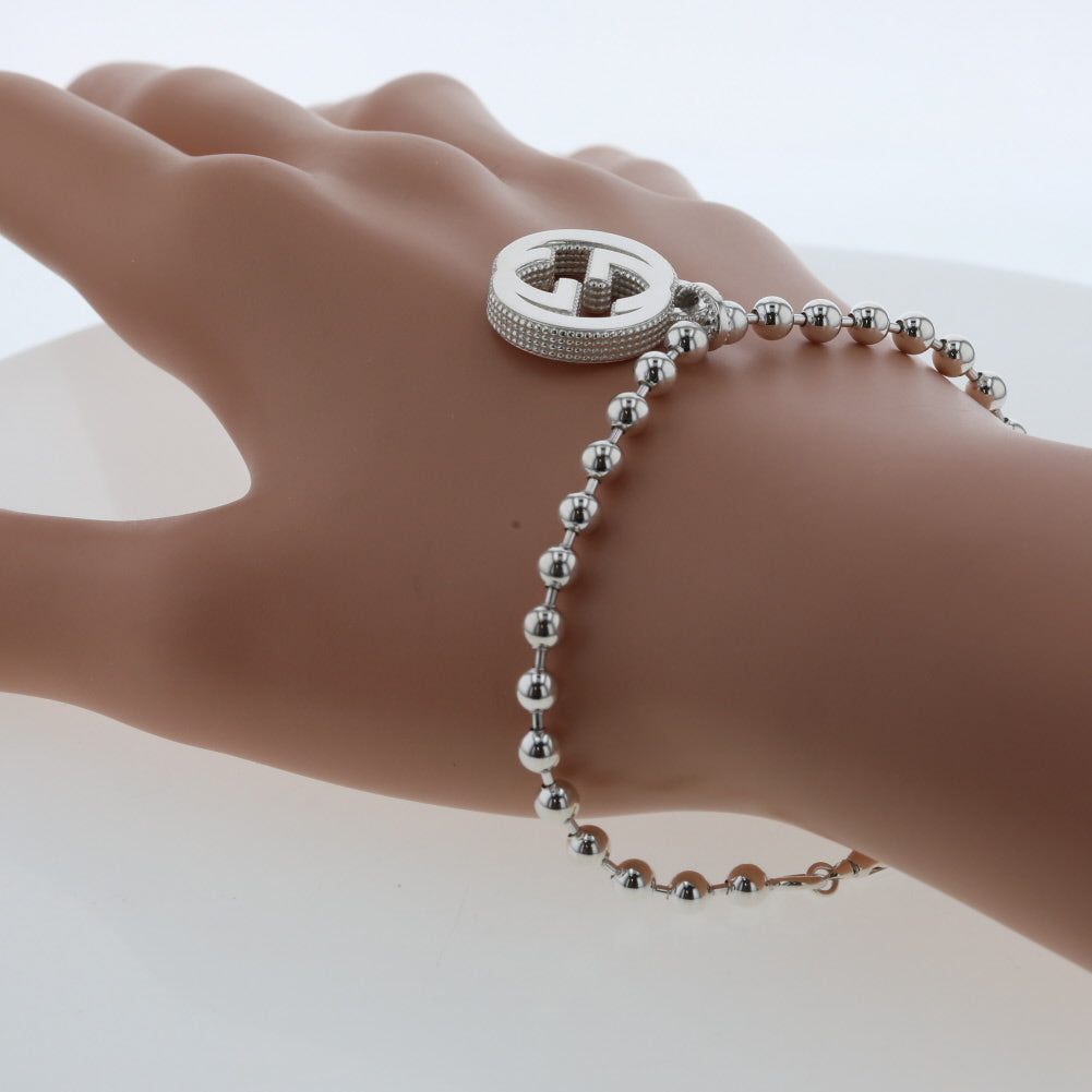 Interlocking G Ball Chain Bracelet