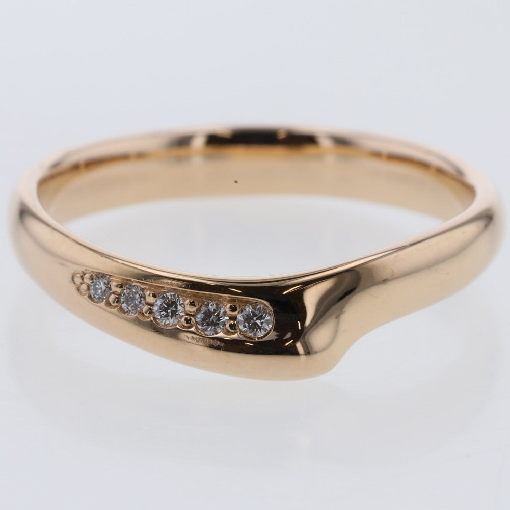 Open Heart Diamond Band Ring