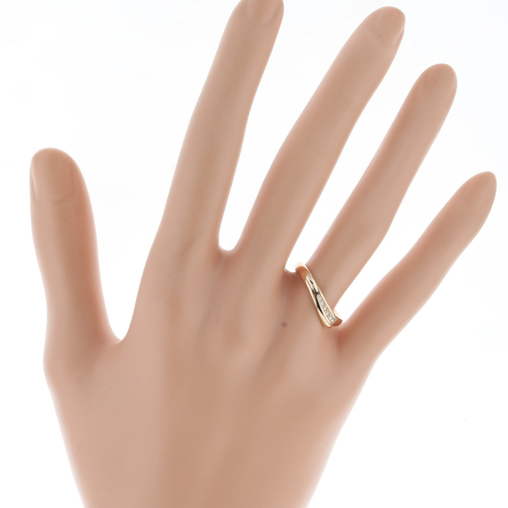 Open Heart Diamond Band Ring