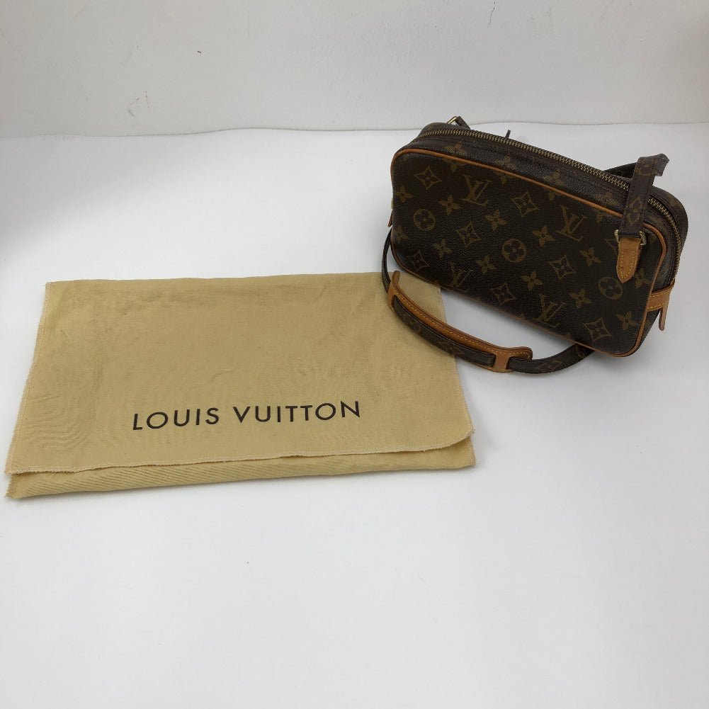 LOUIS VUITTON Monogram Canvas Pochette Marly Bandouliere Crossbody Bag
