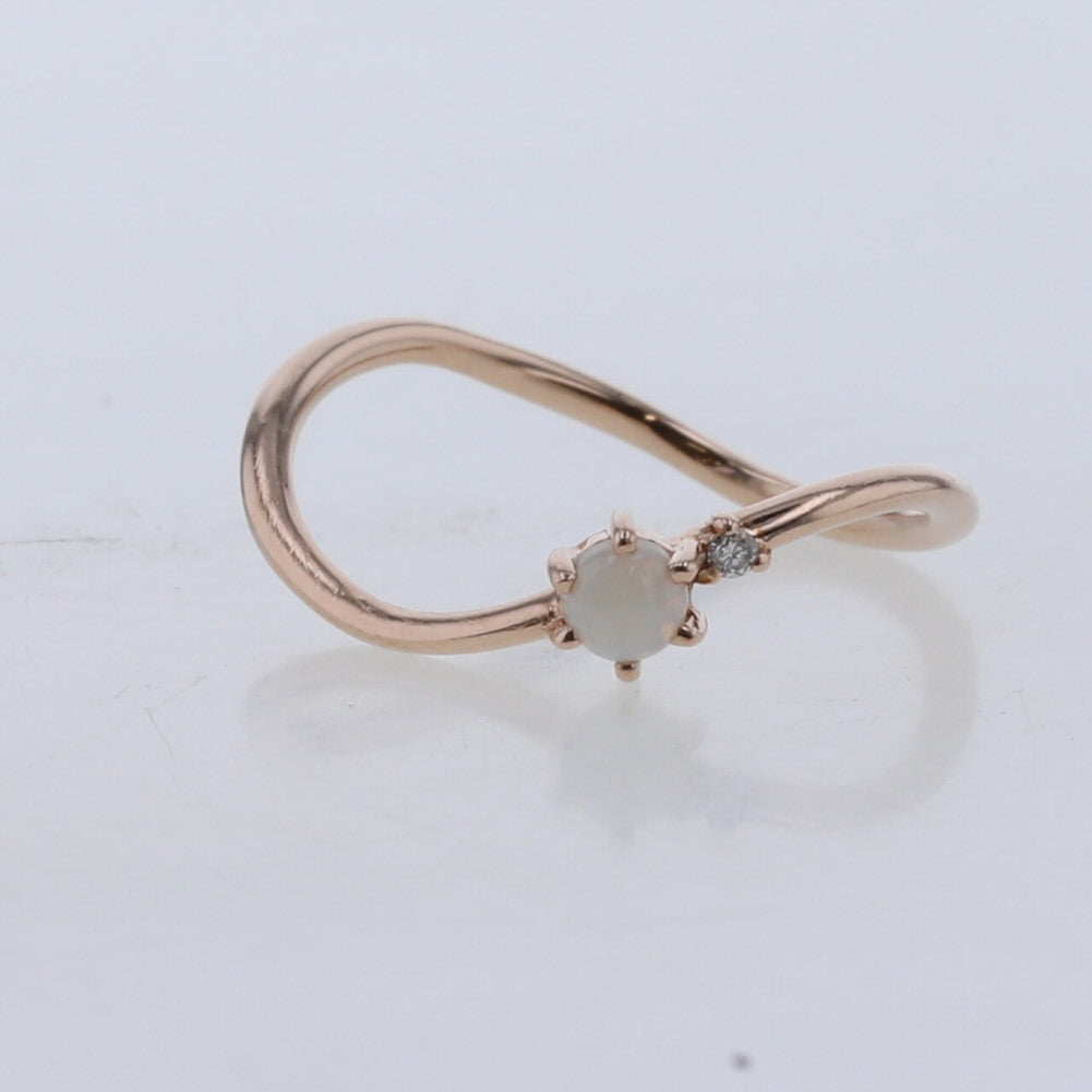 10k Gold Opal Pinky Ring