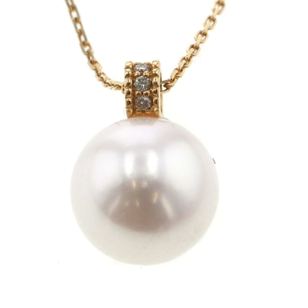 18k Gold Pearl Pendant Necklace