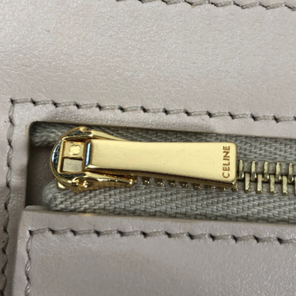 Celine Women's Multifunction Strap Leather Wallet
