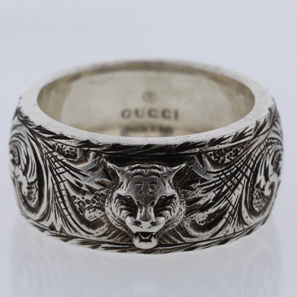 Feline Head Ring