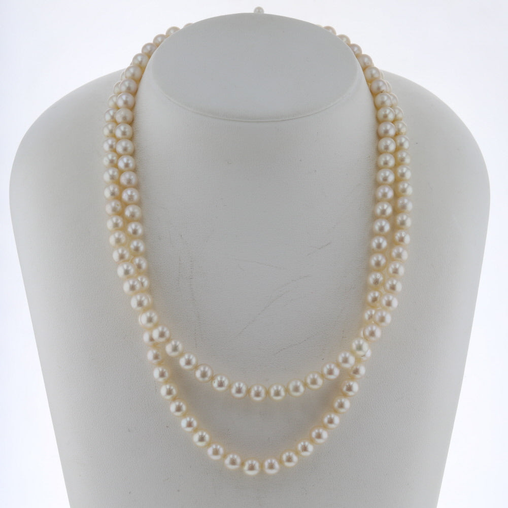 Long Pearl Necklace