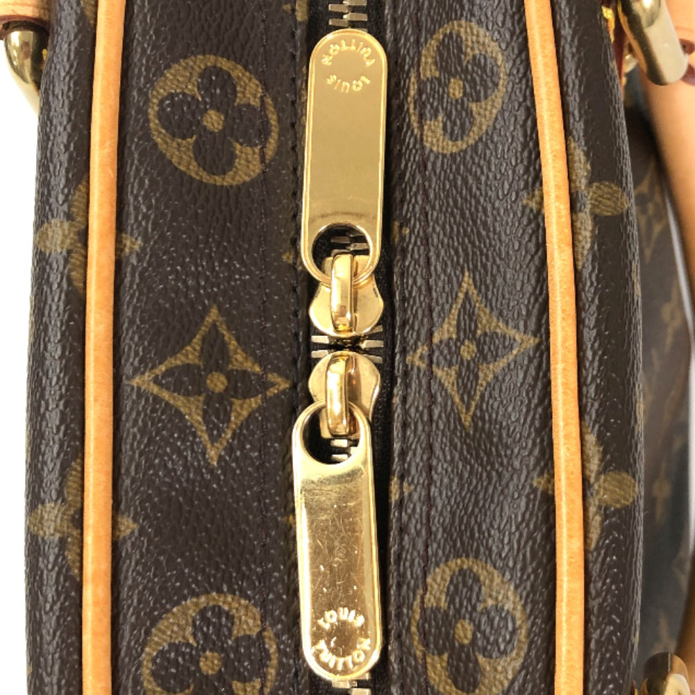 Louis Vuitton Handbag Monogram Manhattan Pm Brown Canvas Women's M40026  Auction