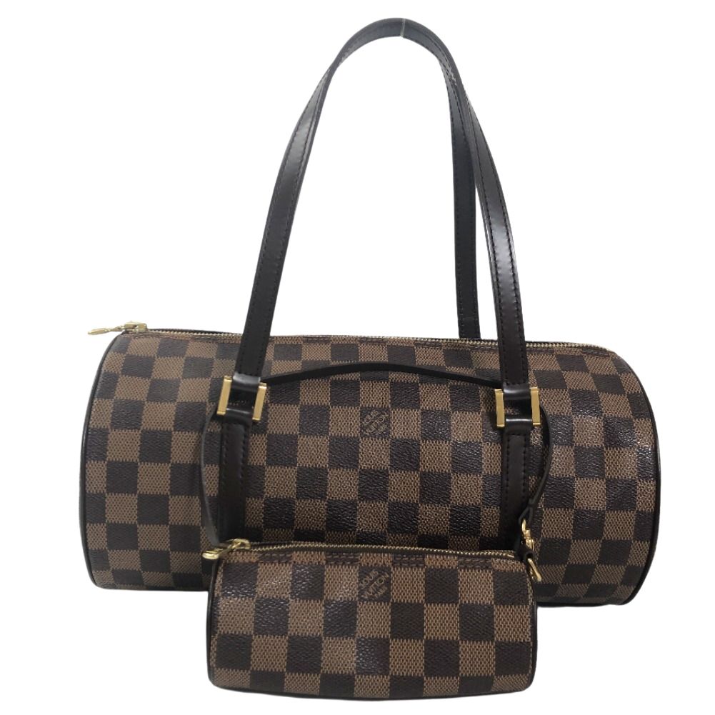 Damier Ebene Papillon 30 with Pouch N51303