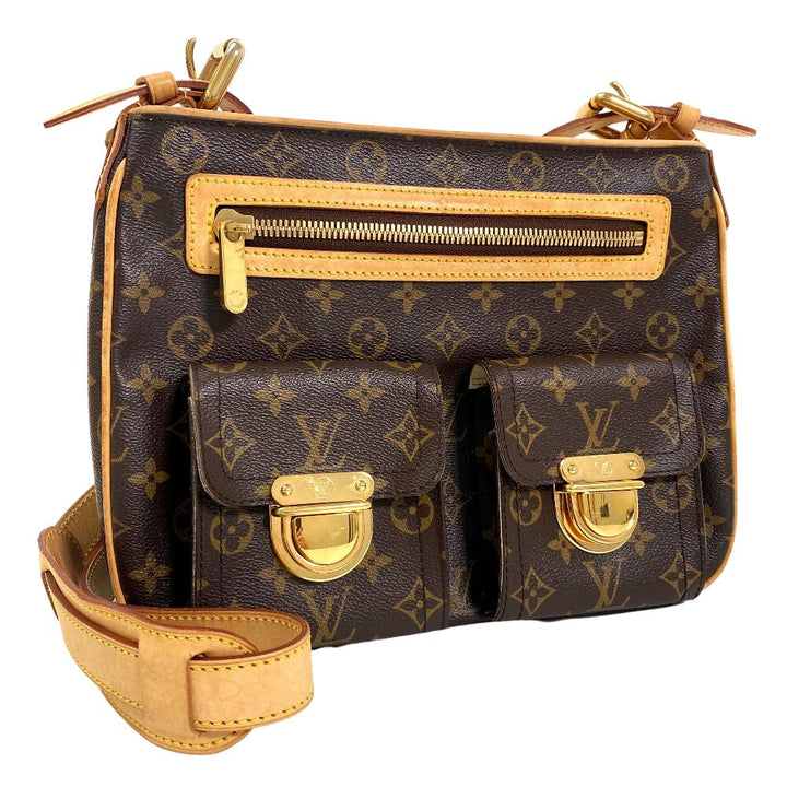 Louis Vuitton Monogram Hudson GM Canvas Crossbody Bag M40045