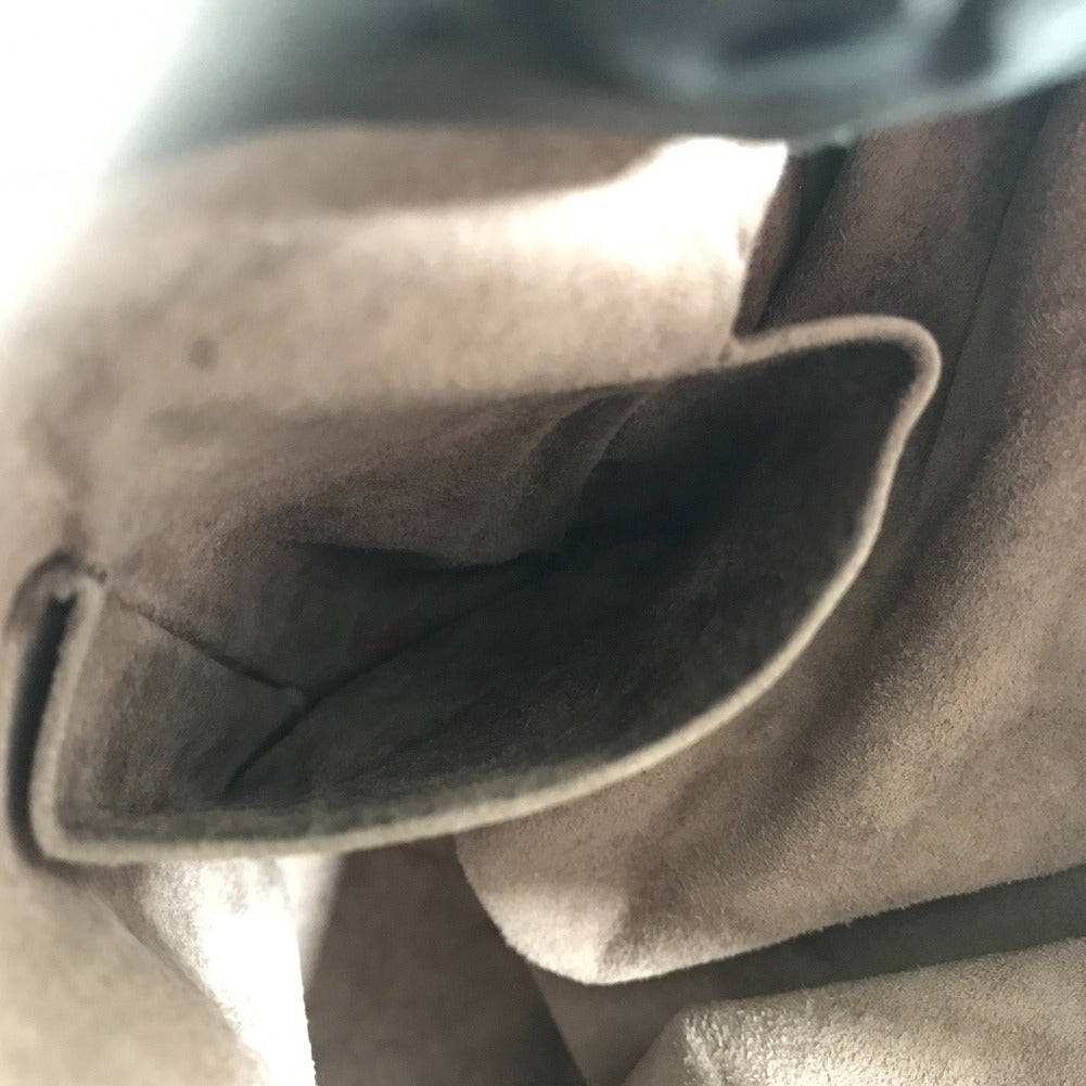 Intrecciato Leather Bucket Shoulder Bag 255690