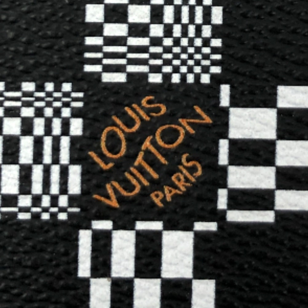 Louis Vuitton Damier Distorted Multiple Wallet M80171 Black Cloth  ref.930147 - Joli Closet