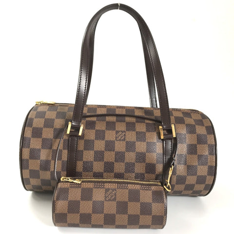 Damier Ebene Papillon 30 with Pouch N51303