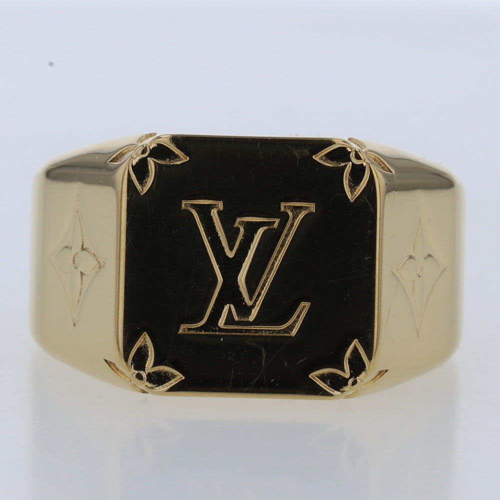 Shop Louis Vuitton Monogram Signet Ring (MONOGRAM SIGNET RING