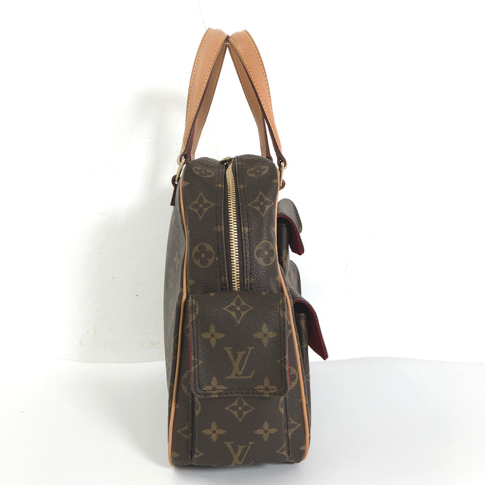 Louis Vuitton Monogram Excentri Cite Canvas Handbag M51161 in Great Condition