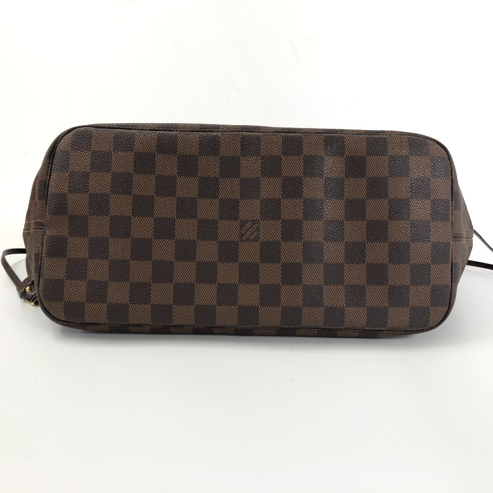 Louis Vuitton Damier Ebene Neverfull MM Canvas Tote Bag N51105 in Very Good Condition