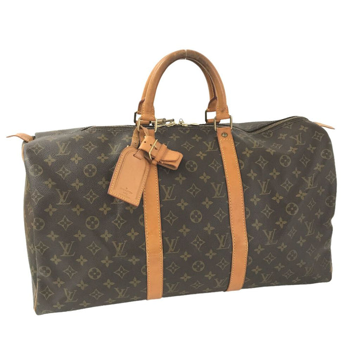 Louis Vuitton Monogram Keepall 50 Canvas Travel Bag M41426 in Very Good Condition