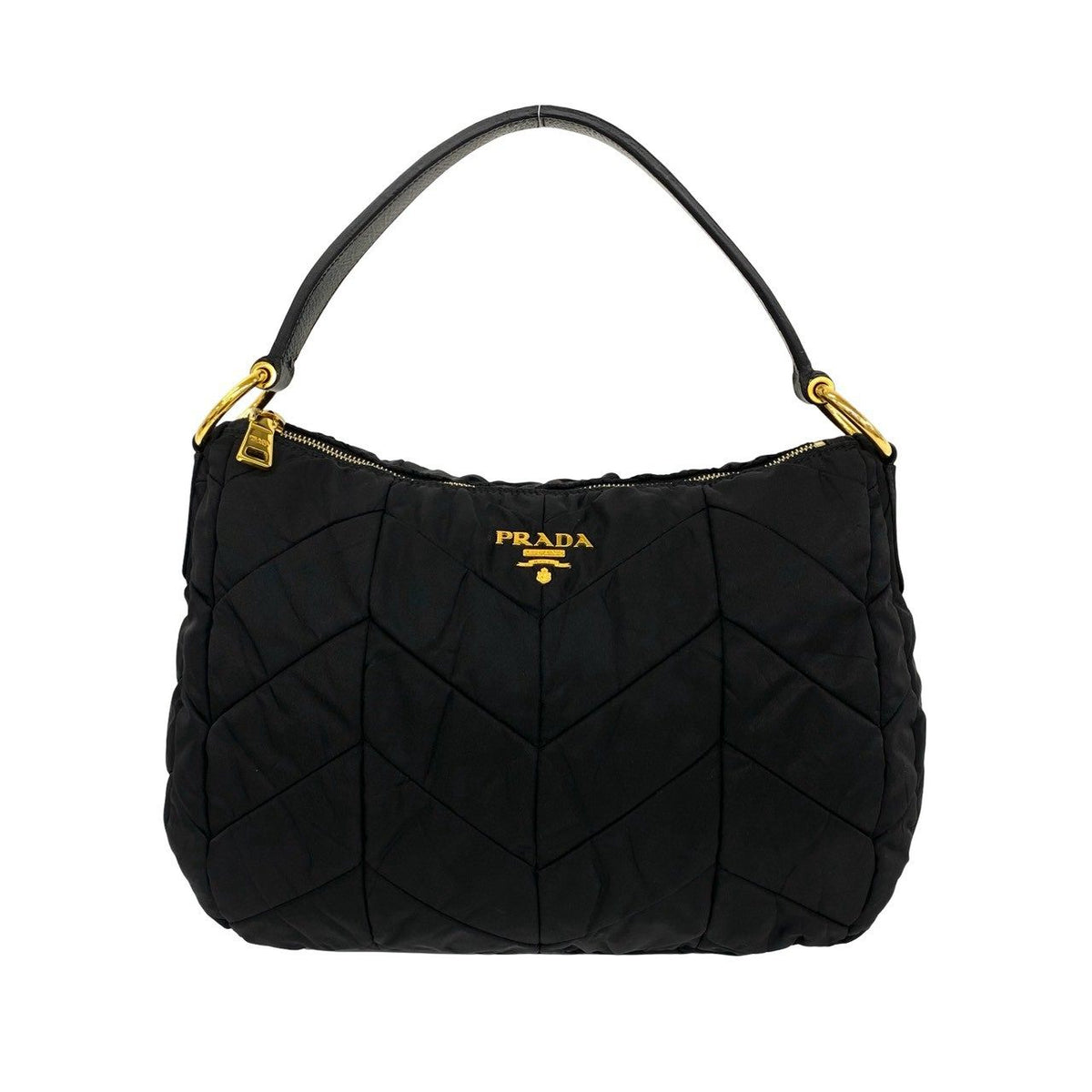 Prada Tessuto Enamel Handbag