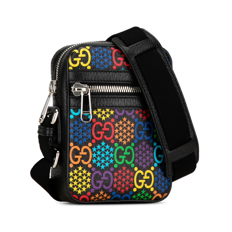 Gucci GG Psychedelic Crossbody Bag Canvas Shoulder Bag 598103 in Good condition