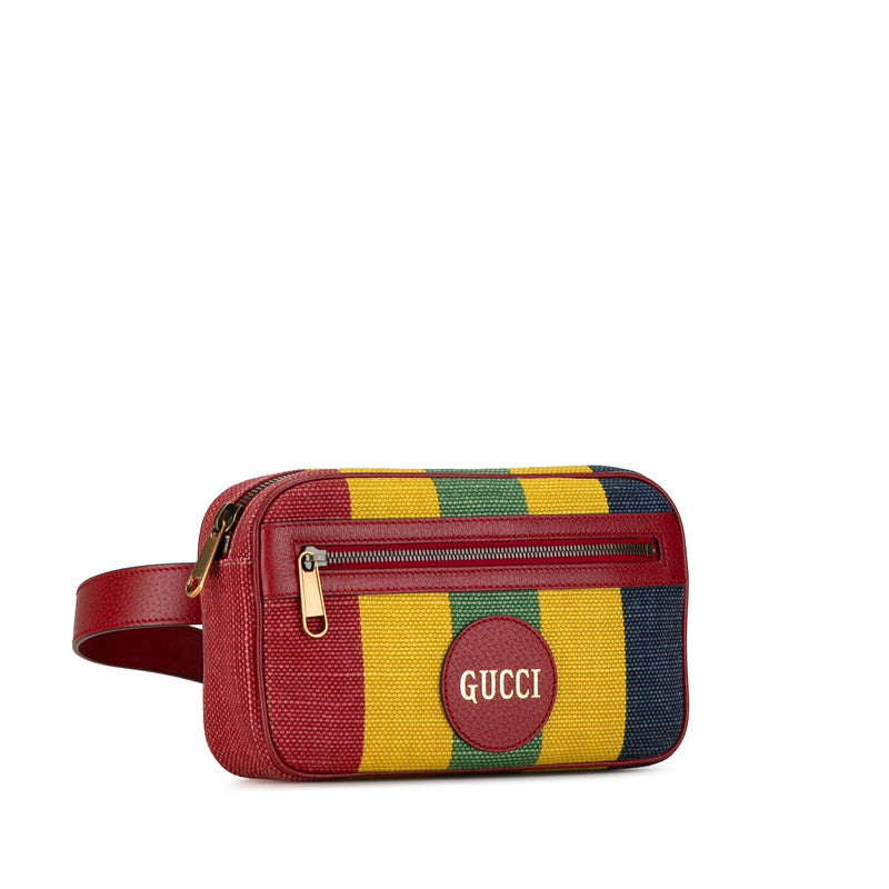 Gucci Canvas Baiadera Belt Bag Canvas Belt Bag 625895 in Good condition