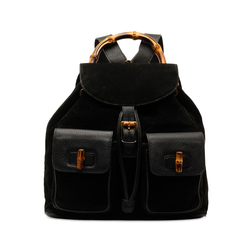 Suede Bamboo Backpack  003 2058 0016