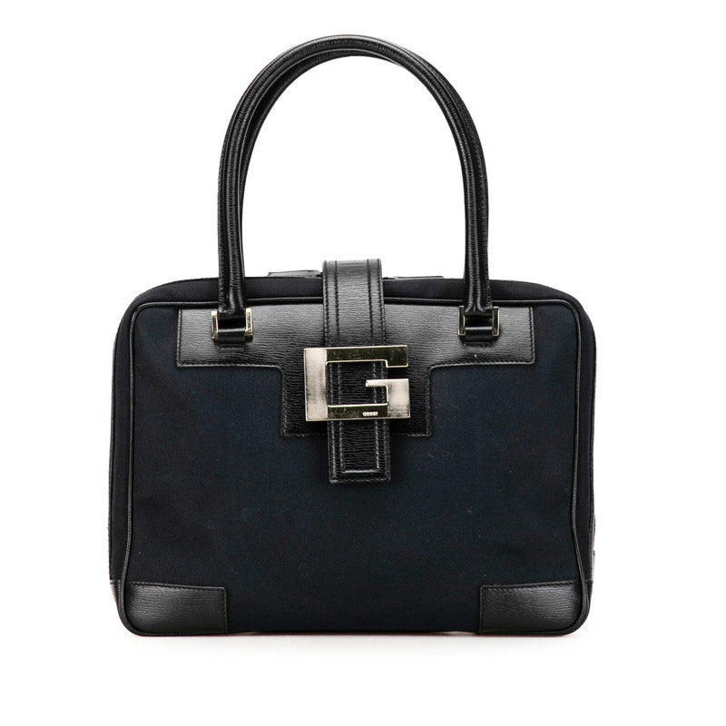 Gucci Logo G Top Handle Bag Canvas Handbag 001 5155 in Good condition
