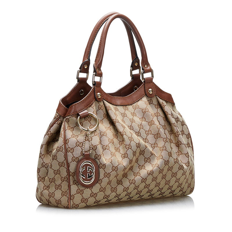 GG Canvas Sukey Handbag 211944