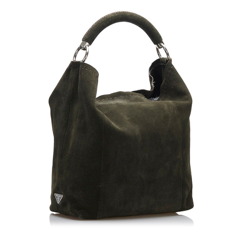 Suede Leather Handbag