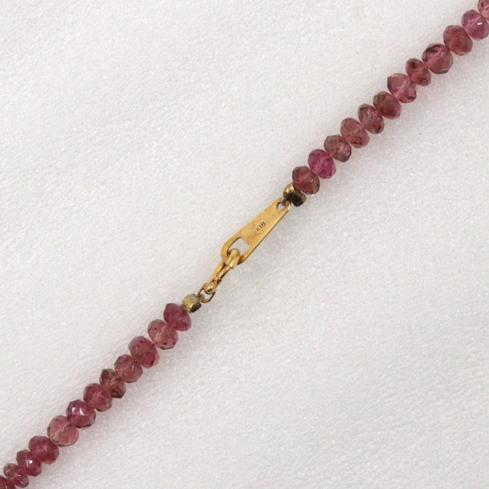 K18 Yellow Gold Ruby Necklace