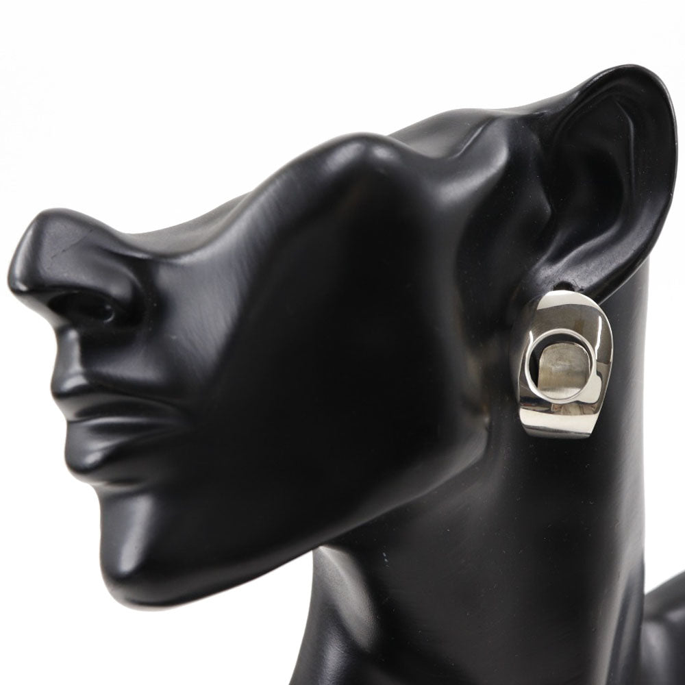 Gucci Silver Pierce Earring Metal Earrings in Good condition