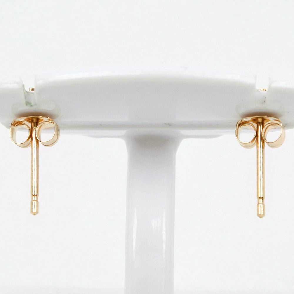 K18 Yellow Gold Cross Motif Earrings