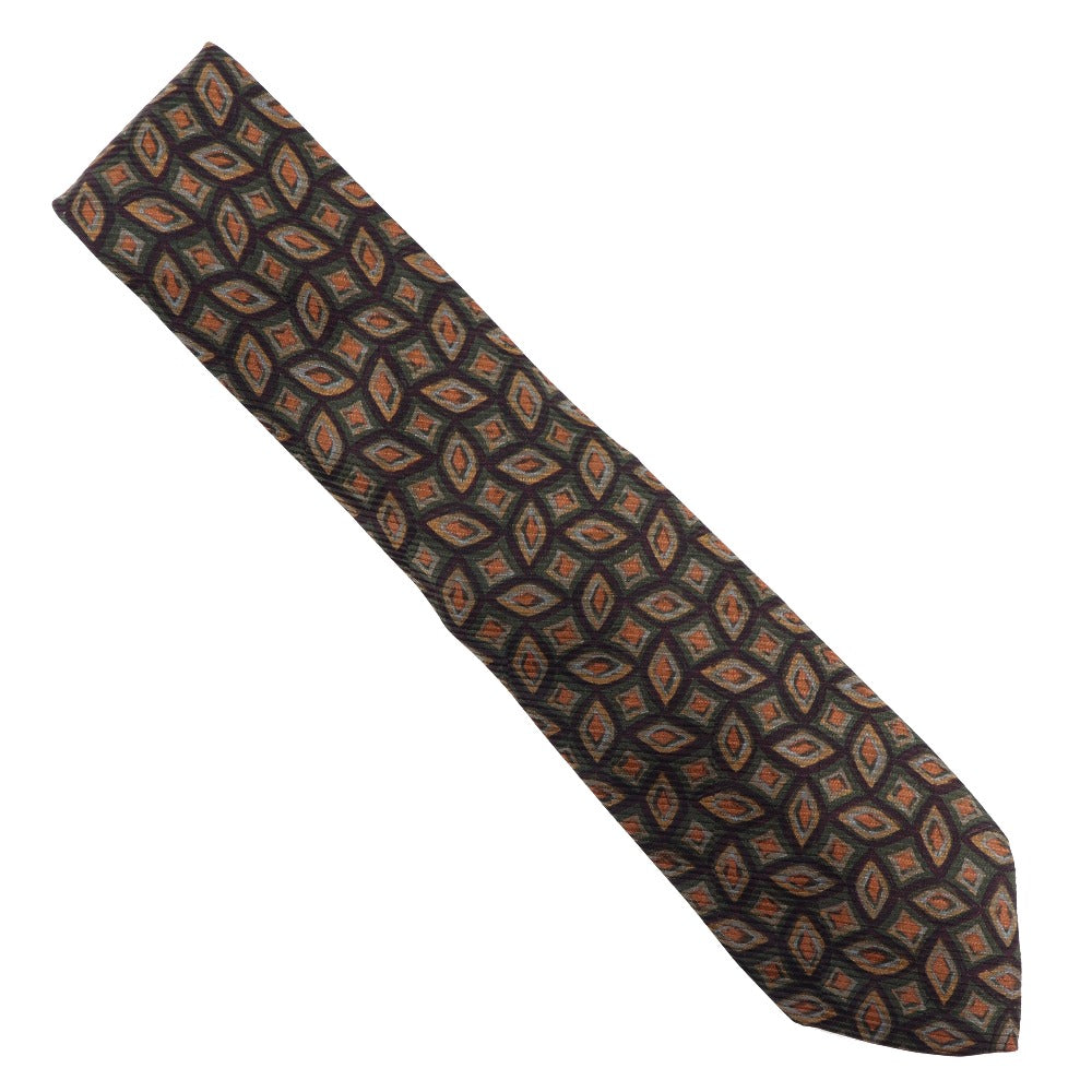 Dior Silk Tie Brown Men