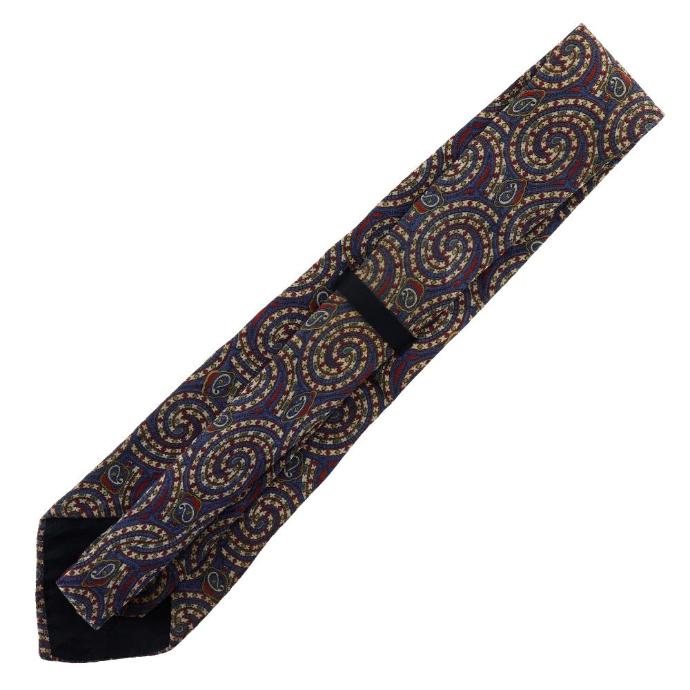 Dunhill Silk Paisley Tie Blue Men