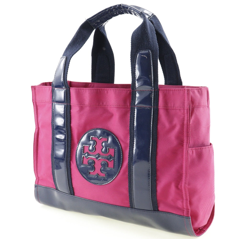 Tory Burch Nylon Tote Bag Pink/Navy