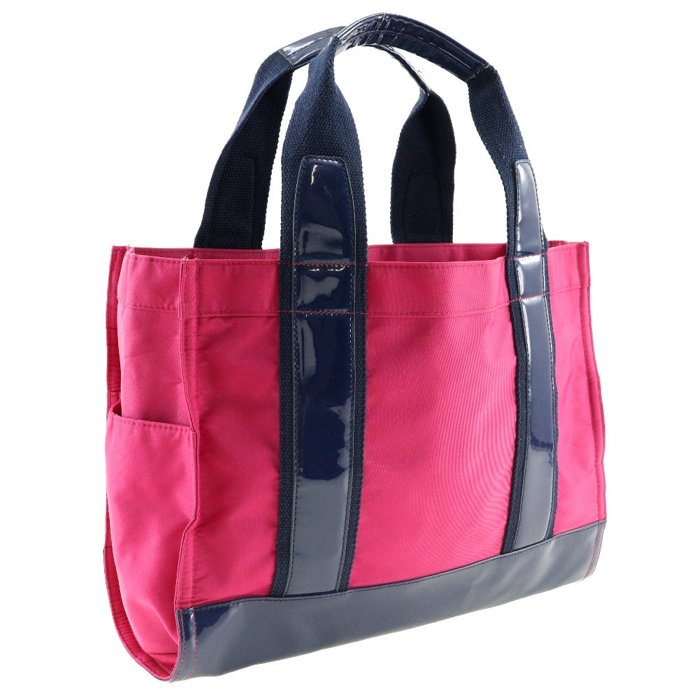 Tory Burch Nylon Tote Bag Pink/Navy