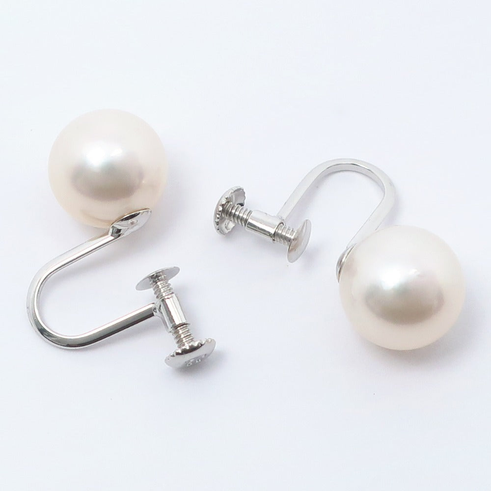 K14 White Gold Pearl Earrings