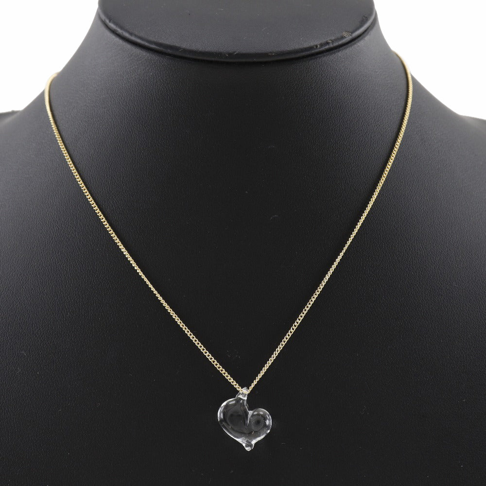 Heart Necklace in Gold Plating for Women, Pre-Owned Grade A