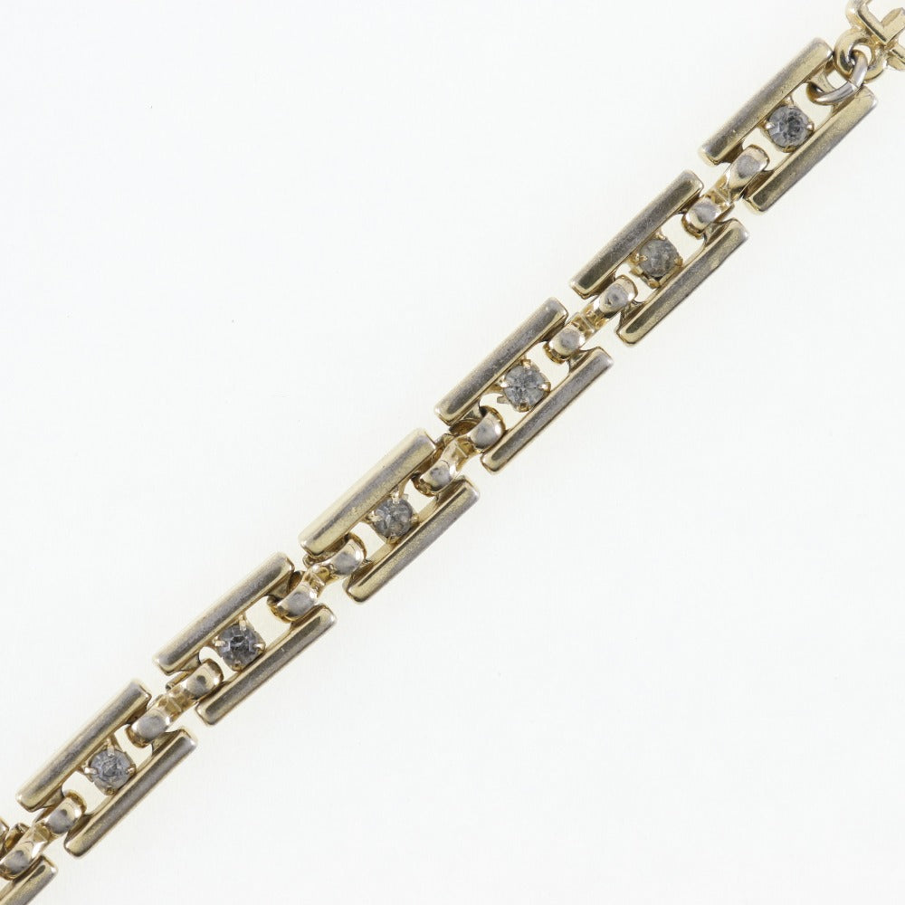 Givenchy Gold Plated Rhinestone Bracelet