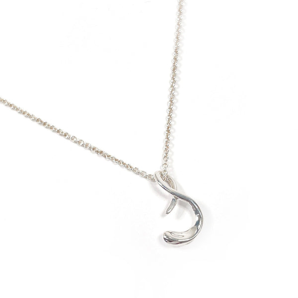 Tiffany & Co. Alphabet Letter S Silver925 Necklace