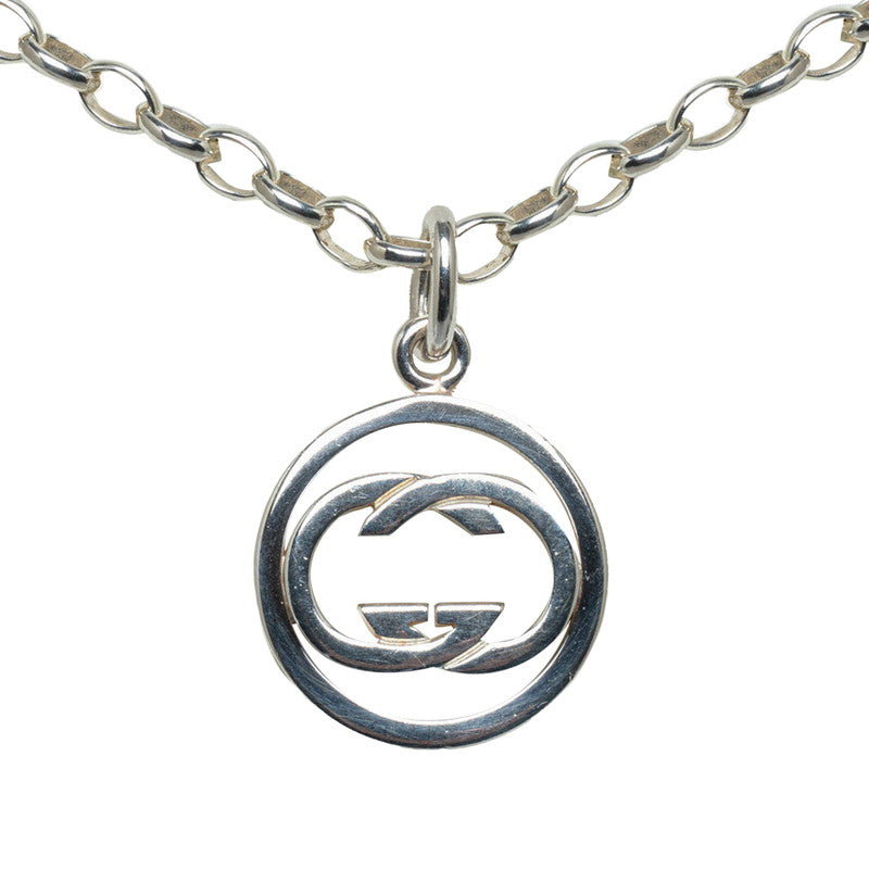 Doppia Interlocking G Circle Pendant Necklace 147749