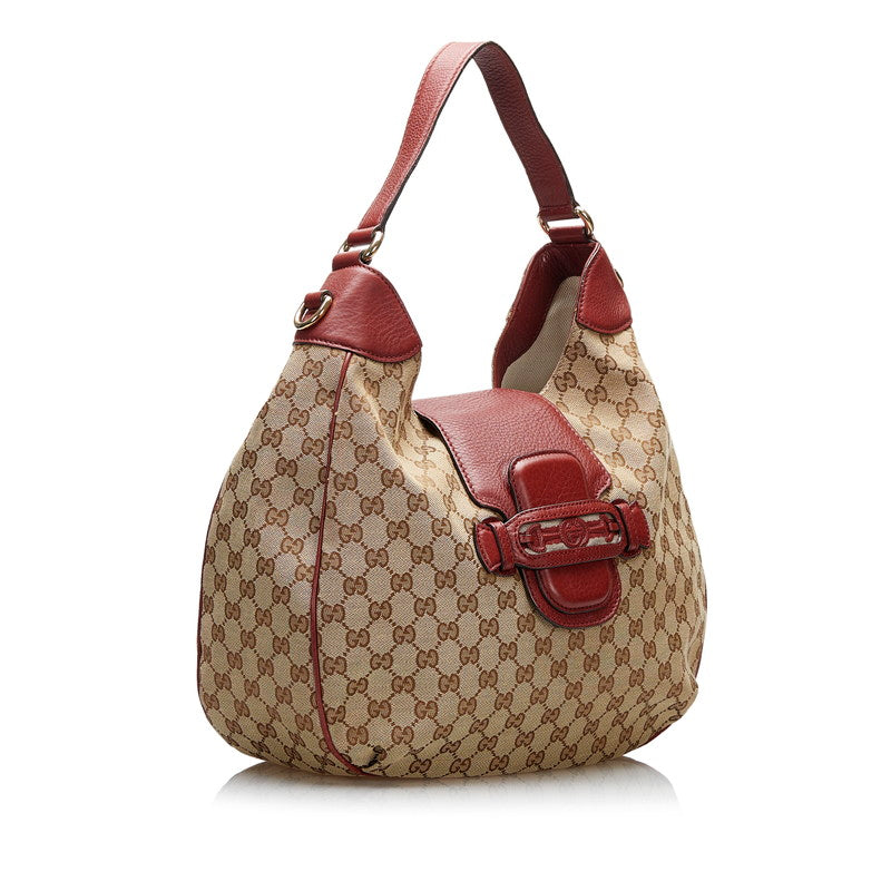 GG Canvas Stirrup Handbag 296851