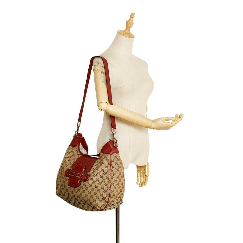 GG Canvas Stirrup Handbag 296851