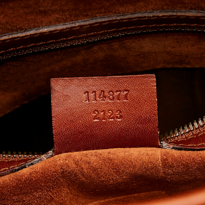 Leather Reins Hobo Bag 114877