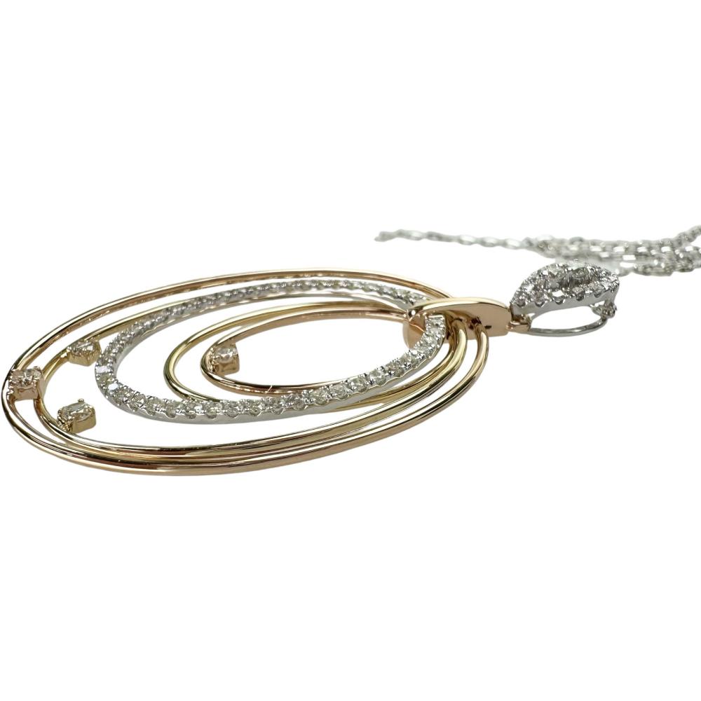 Diamond Necklace K18 Gold 70cm