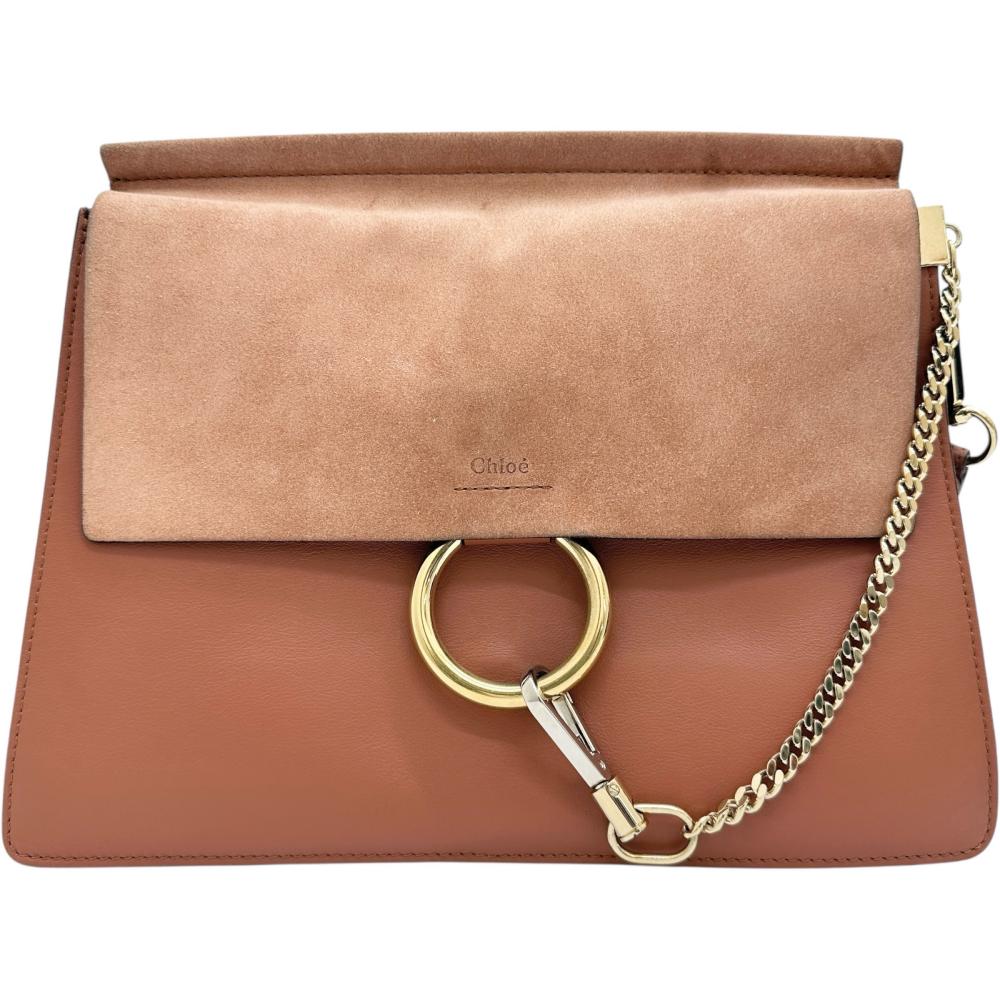 Chloe Faye Leather Shoulder Bag