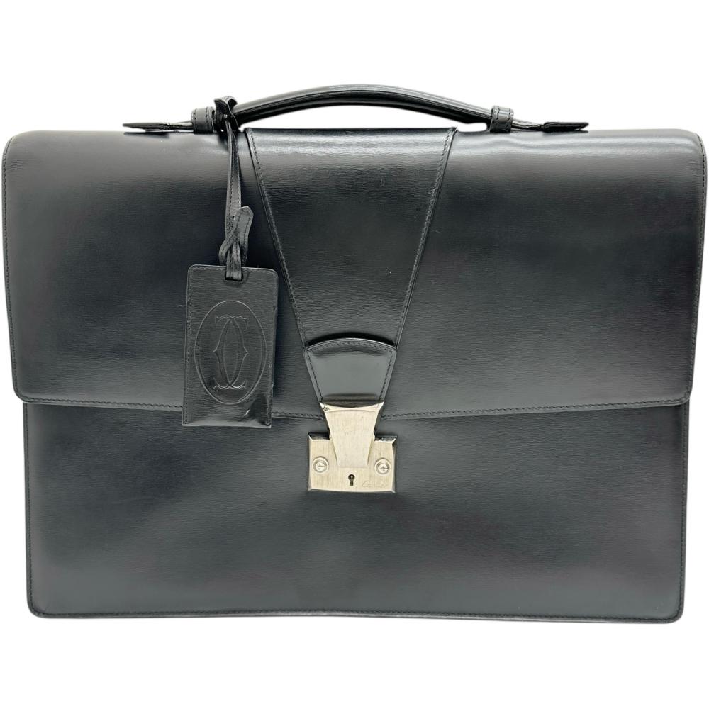 Cartier Must Line Tradition Leather Briefcase
