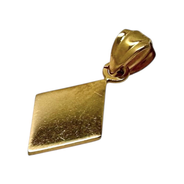 Au750 Rhombus Pendant