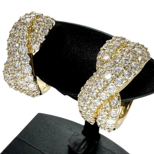Au750 Diamond Earrings