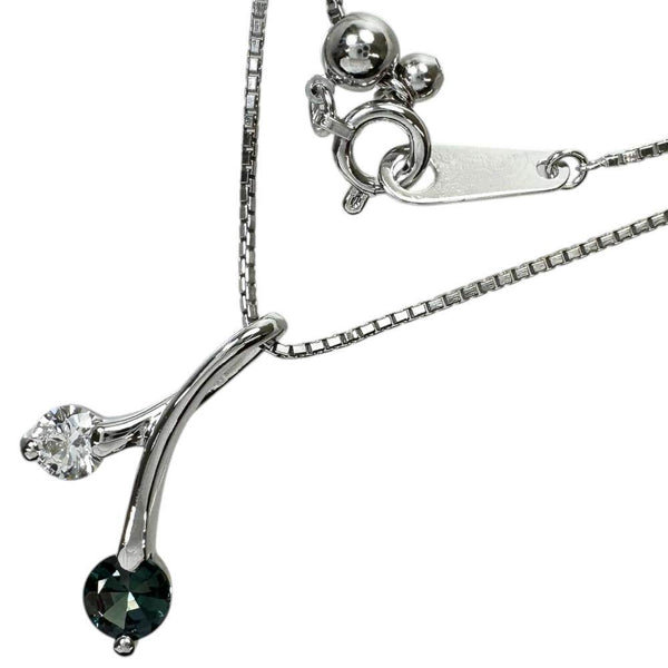 Alexandrite Au750 Diamond Necklace