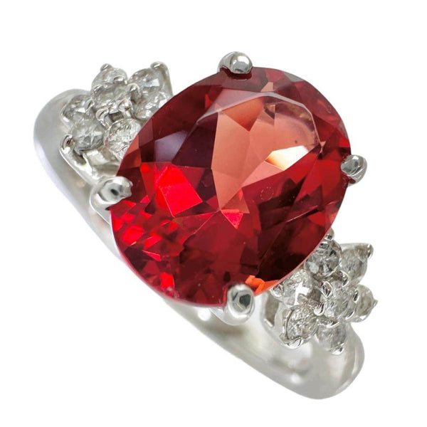 Au750 Feldspar Diamond Ring