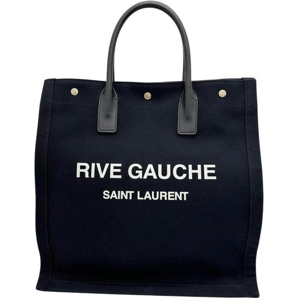 Saint Laurent Rive Gauche North South Canvas Tote Bag